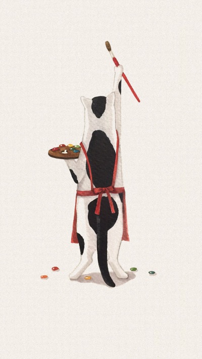猫咪 韩国插画师Grace J