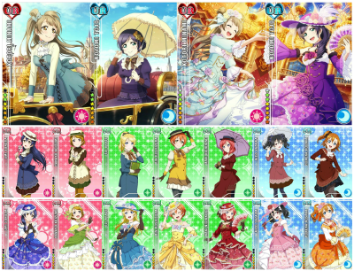 免抠动漫 PNG 素材 lovelive图鉴 立绘 