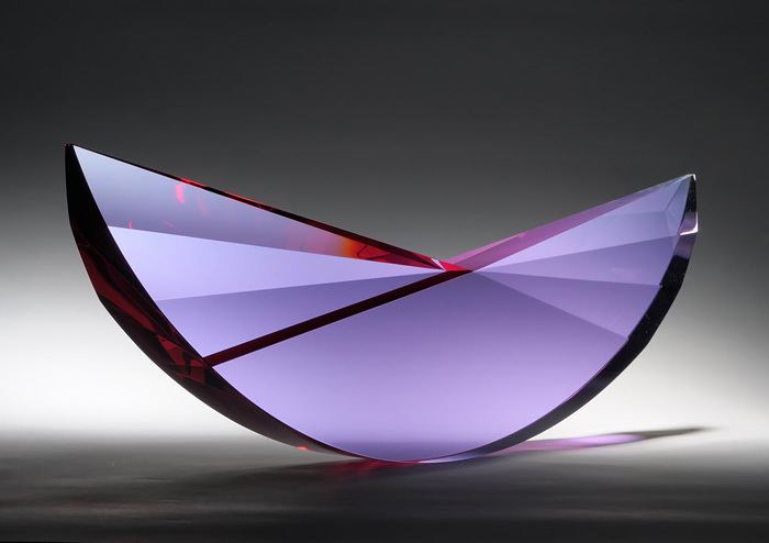 Gorgeous Glass Artworks by Martin Rosol : Czech artist Martin Rosol creates impeccable glass sculptures using several pieces of glass precisely cut from blocks of crystal.
"The sculptures are multi-dimensional, some surfaces clear, some opaque. The 