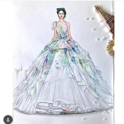 服装设计手稿
Ins: artsblogger 