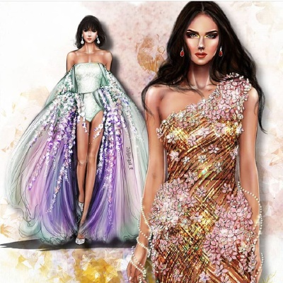 服装设计手稿
Ins: artsblogger 