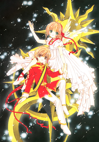 （81）
【出处】剧场版《被封印的卡片》含限定绘画组预售票 素描簿
【CLAMP评语】在完成构图设计时觉得：背景看起来有点冷清。正在考虑是否有什么可以加入背景时，突然想起了之前收到浅香导演之托，而设计的（出现在…