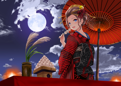 花魁 绘师：GIBUN（p id=8327089） 本作品id=76687154