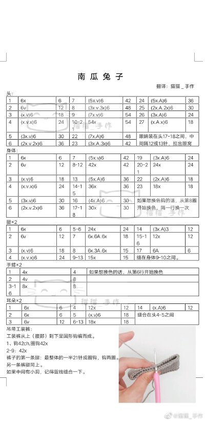 钩针玩偶，侵删