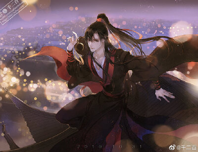 #魏无羡1031生日快乐#万家灯火十里绮罗（并没有画出来） ​​​​