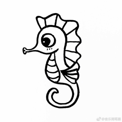 简笔画 海洋 素材