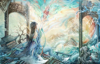 〔 古风美人 〕作者' 哗哗huahua哗哗