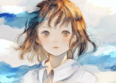 少女。