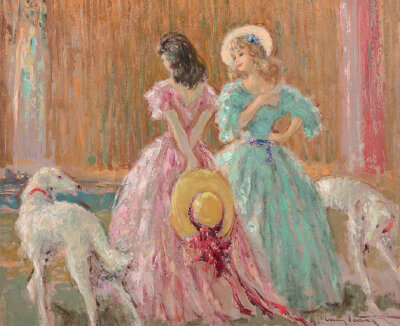 Louis Icart笔下的梦幻女孩