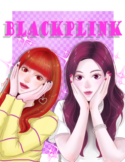blackpink漫画奥义～
最近解锁了新画风～