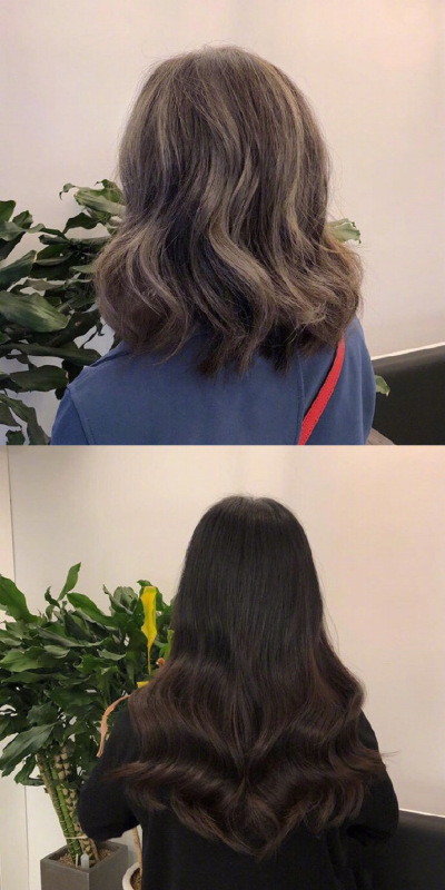 卷发的各种发型发色