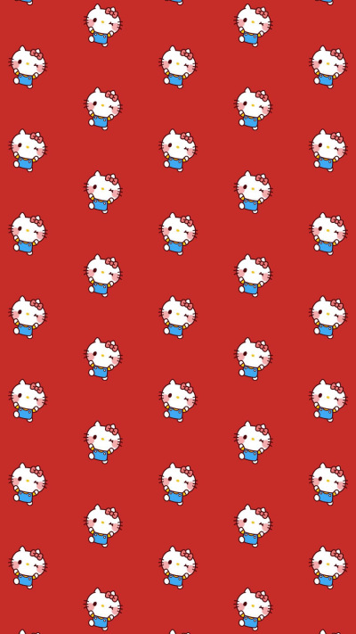 iPhone 壁纸 Hello Kitty 凯蒂 KT猫