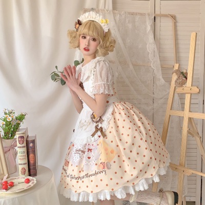 lolita裙子：芝心小鼠 tao宝：榛果可可花束BacioBouquet
鞋子：梅露露 tao宝：绵阳泡芙lolita
lolita/软妹/可爱/穿搭