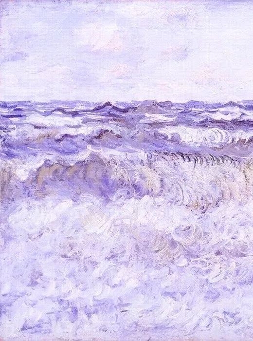 Claude Monet作品
OH！这致命的粉紫色！！