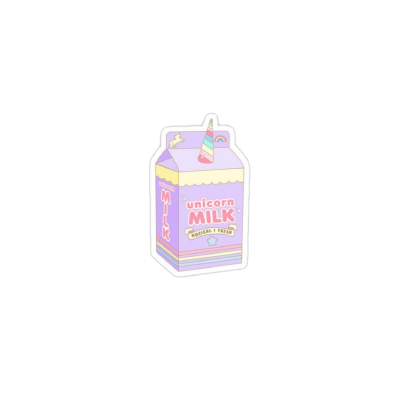 〔素材〕免抠／牛奶盒