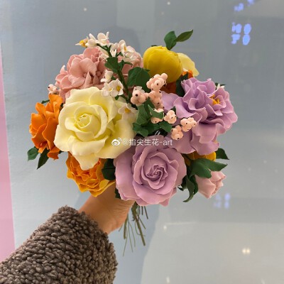 粘土花