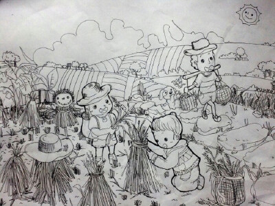 幼儿情景画