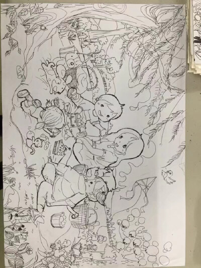 幼儿情景画
