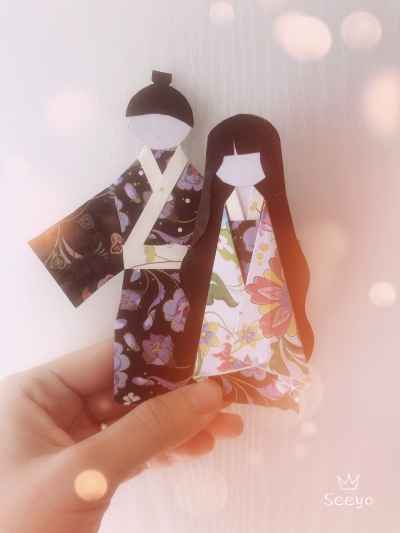 折纸和服情侣 Seeyo手作