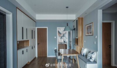春意盎然的北欧风，套内85㎡清新舒适三居室 #温馨家居#