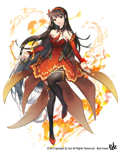 神之塔 英雄神斗曲 人设图 壁纸 游戏 动漫 少女 莲梨花