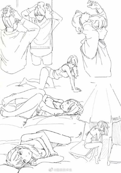 少女动态参考