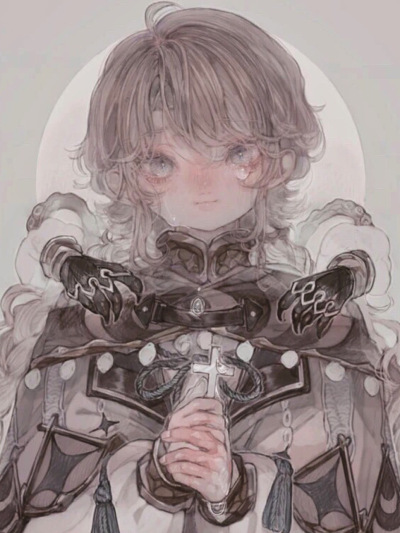 唯美的小孩子插画