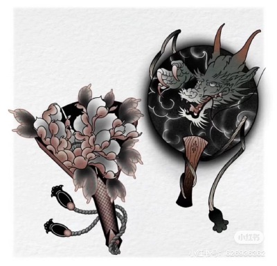 暗黑风纹身手稿tattoo