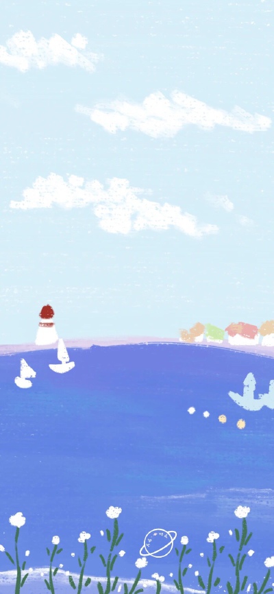 碧海蓝天 壁纸
